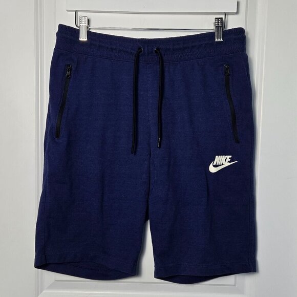 Nike Cotton Terry Short 10" - L Navy - Picture 1 of 5